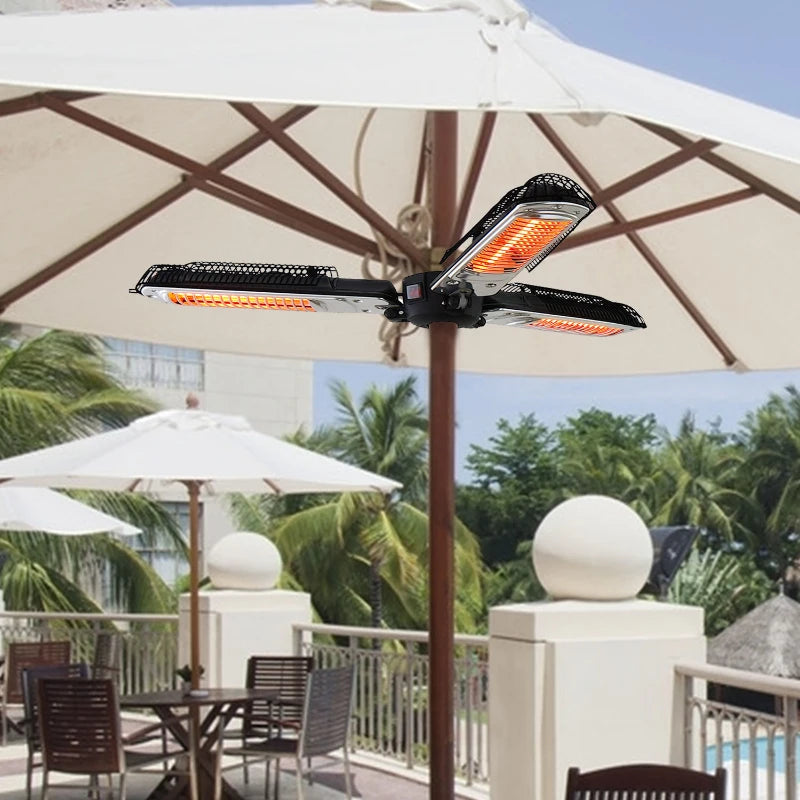 2000W - Parasol Mounted Infrared Heater - (Parasol not Included)