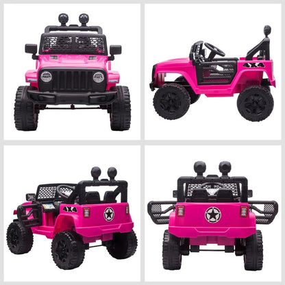 12V Kids Electric Ride On Car Truck Toy SUV with Remote Control - Pink