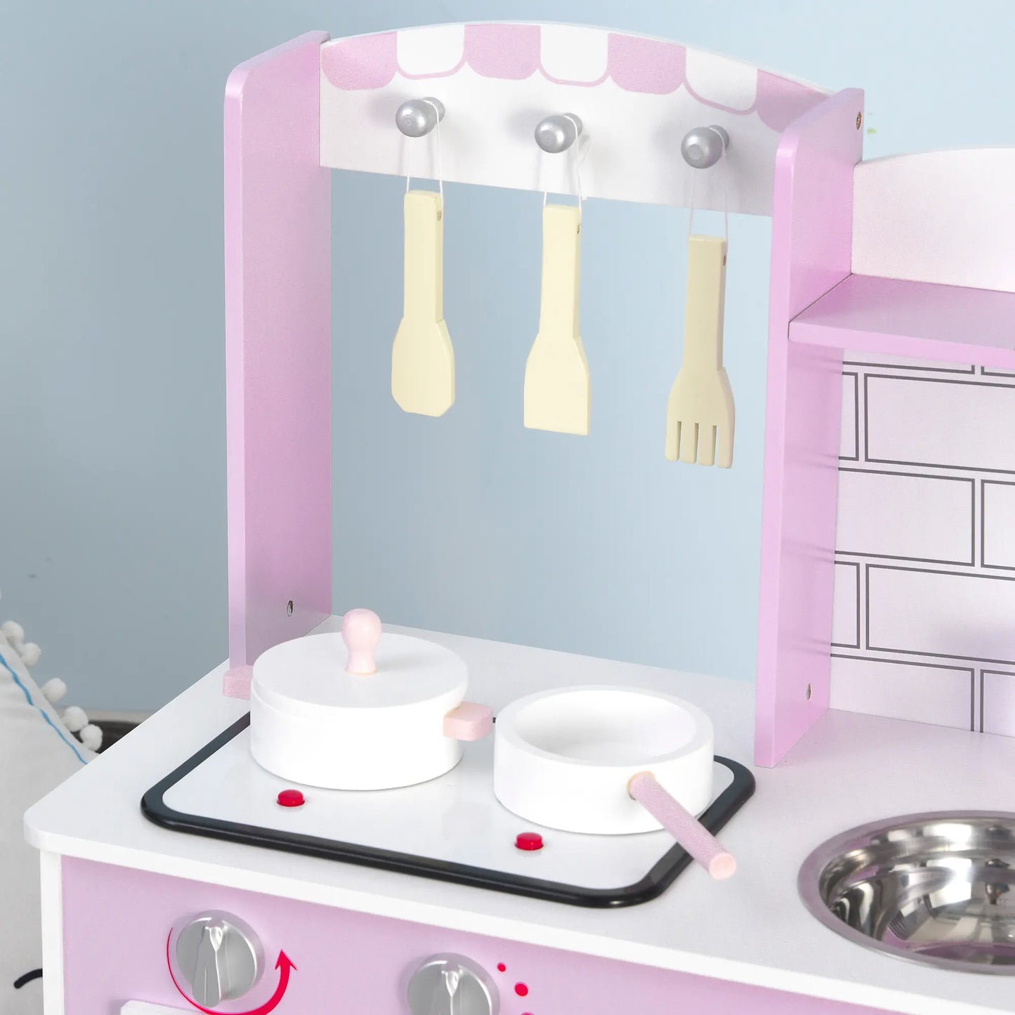 Toy Kitchen Playset with Accessories Included