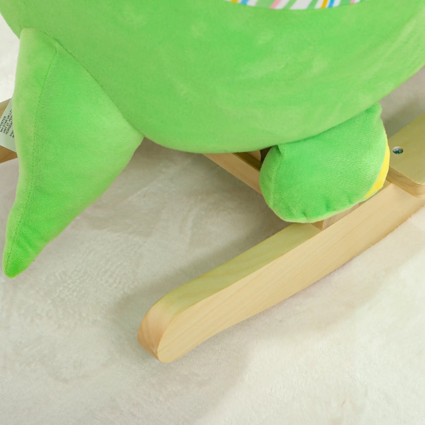 Baby Dinosaur Ride on Rocking Horse Toy with Bucket seat and Safety Belt