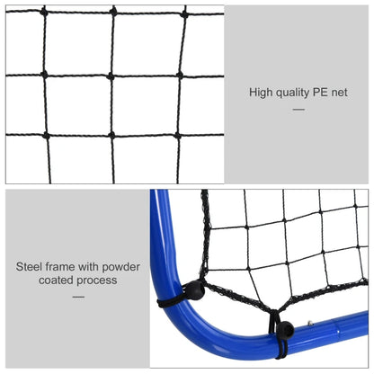 Mesh Double Sided Football Rebounder Net with 5 Adjustable Angles