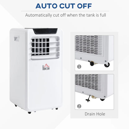 10,000 BTU - 3-in-1 - Portable Air Conditioning Unit with Dehumidifier, Cooling Fan and Remote Control