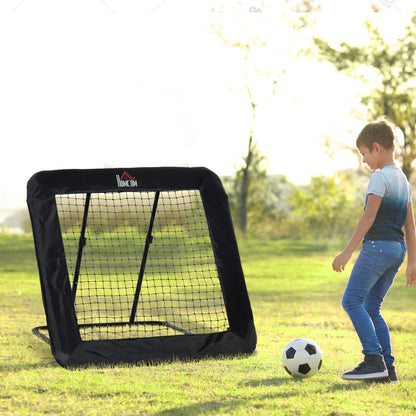 Square Shape Football Rebounder Practice Training Net with Adjustable Angles