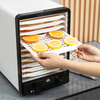 11-Tier - Food Dehydrator 550W with 40-70℃ Adjustable Temperature, 1-48h Timer and LCD Display