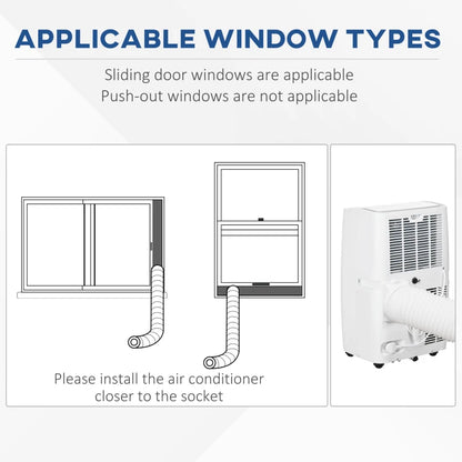 12,000 BTU - 3-in-1 - Air Conditioner Unit with Dehumidifier, 3 Speed Cooling Fan, LED Display and Remote Control