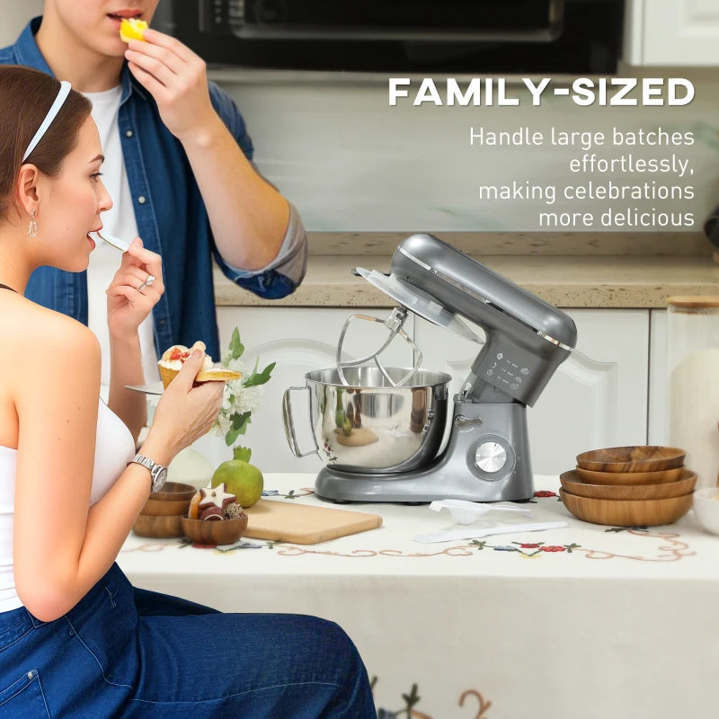 Kitchen Aiding - Electric Stand Mixer - with multiple Accessories - 1300W