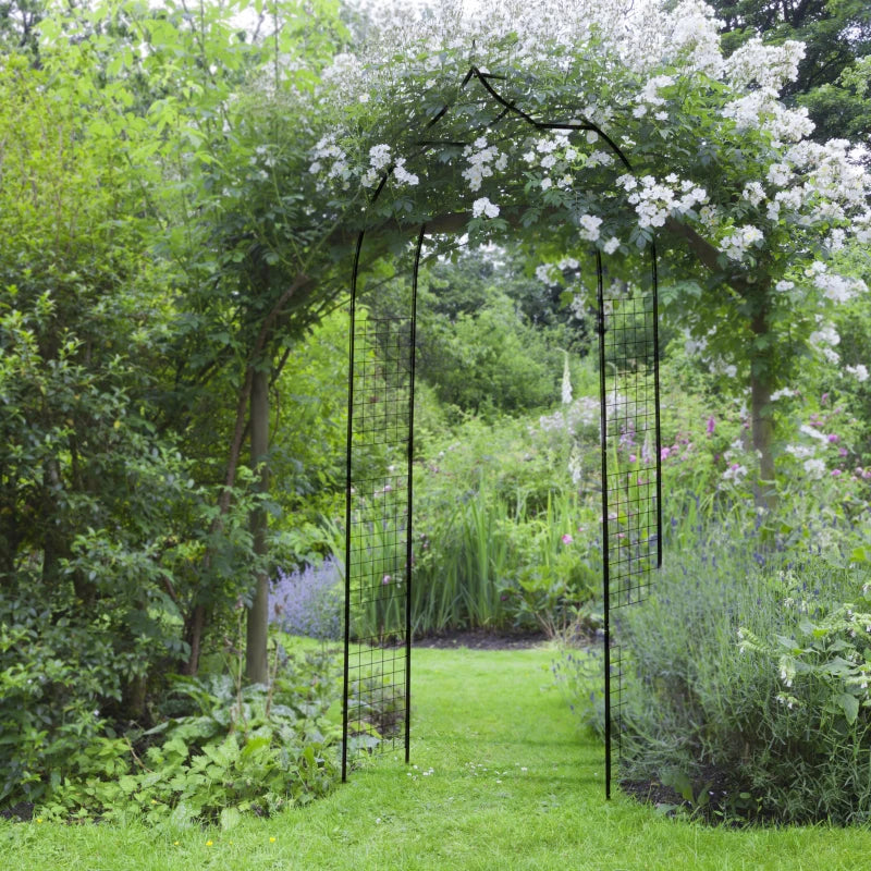 Vintage Style Garden Arch Trellis for Garden or Event Decoration - 8ft