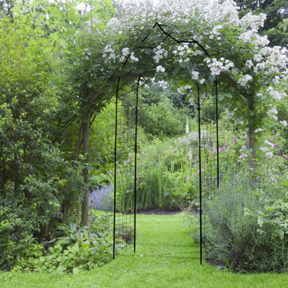 Vintage Style Garden Arch Trellis for Garden or Event Decoration - 8ft