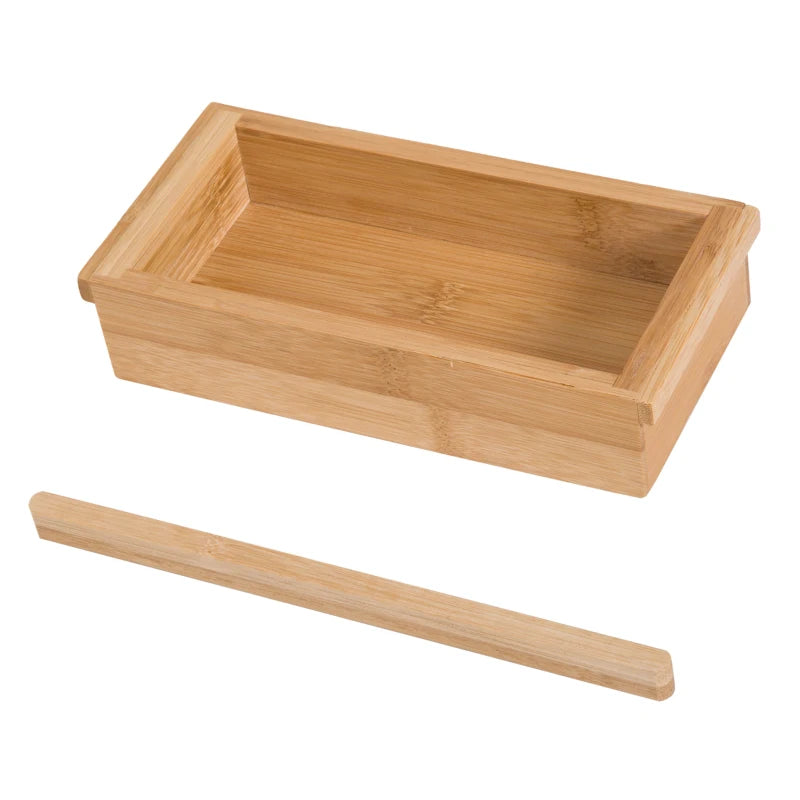 Bamboo Bathtub Shelf Rack Caddy, Set of 2