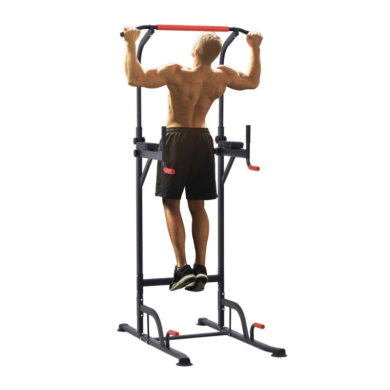 Power Tower Station - Pull Up Bar, Dips, Leg Raises and More