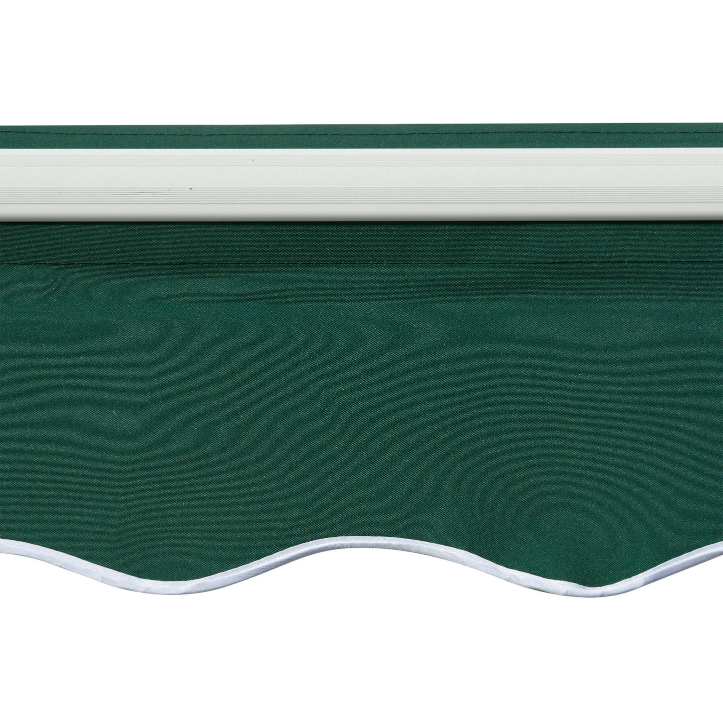 Awning Canopy Manual Retractable Porch Sun Shade Shelter 3 x 2m Green