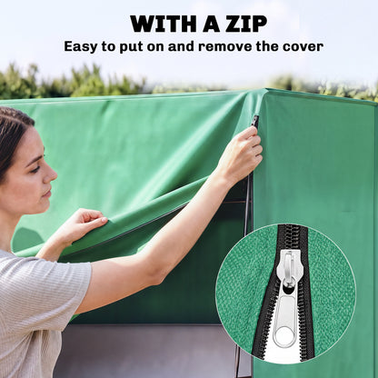 220 x 125cm Three-Seater Swing Chair Protective Cover - Green