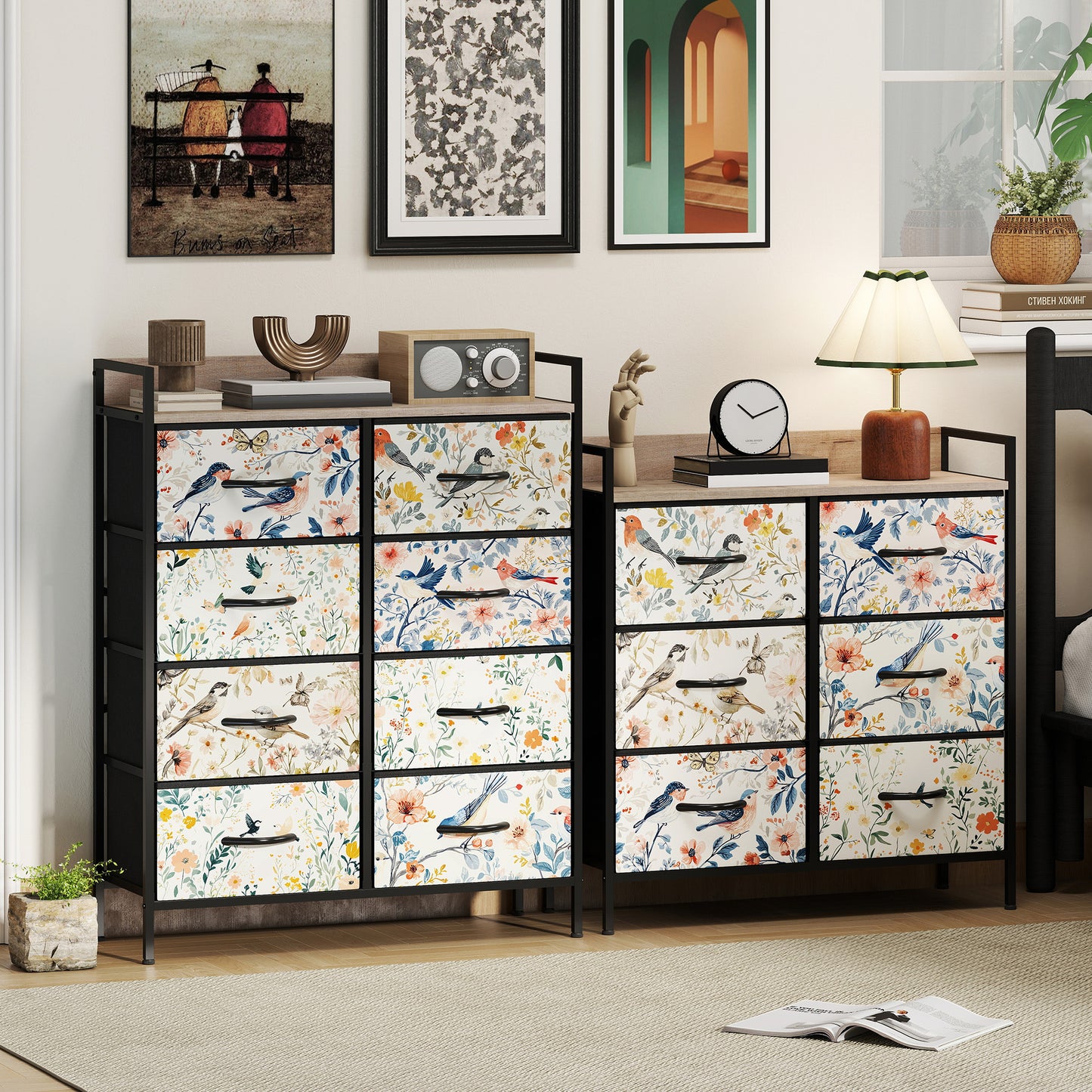 8-Drawer Chest of Drawers - White