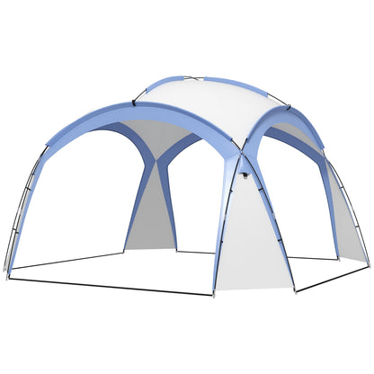 3.5 x 3.5M Camping Gazebo, Outdoor Event Shelter Dome Tent Garden Sun Shelter Patio Spire Arc Pavilion Camp Sun Shade Tent fo