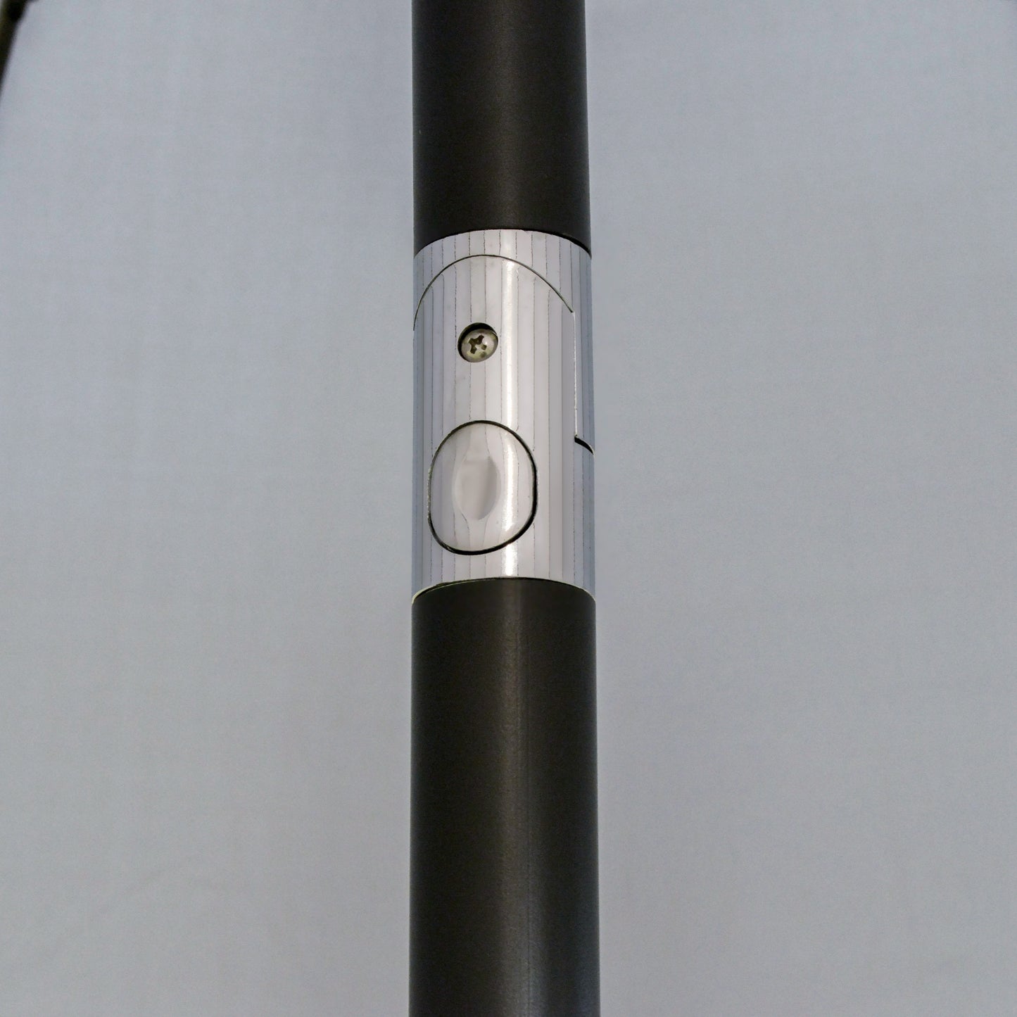 2.5m Tilting Parasol, with Pleated Canopy - Light Grey