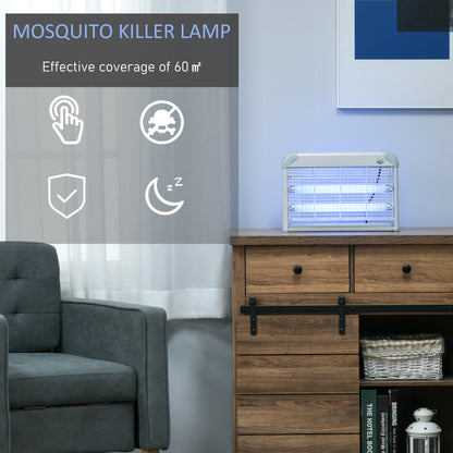 Electric Fly Zapper, 20W Electric Fly Killer, Wall Hanging Bug Zapper Indoor & Outdoor Attracting Insect Mosquito Killer