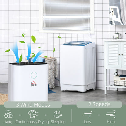 16L/Day Portable Dehumidifier for Home, with LED Screen, Sleep Mode, 24H Timer