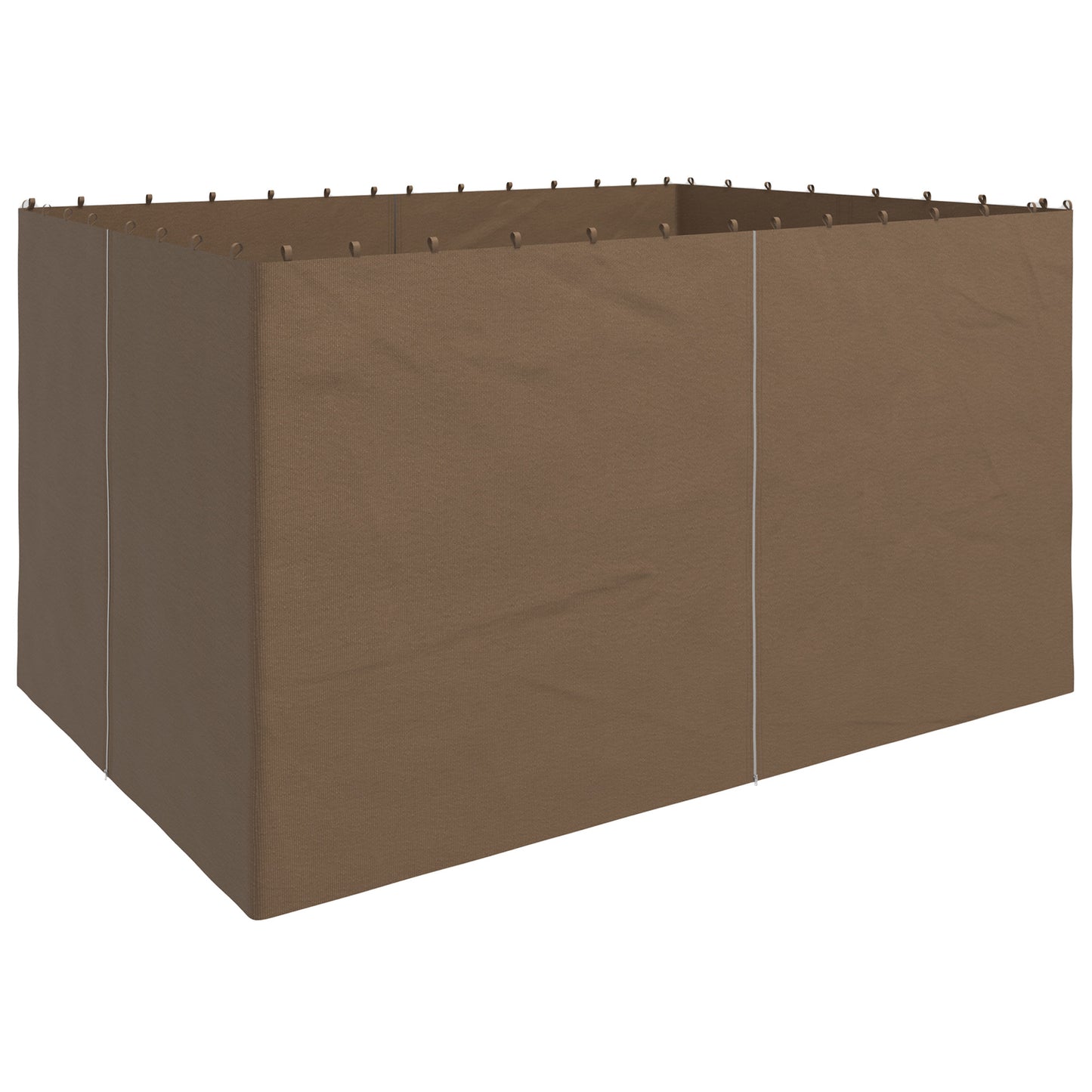 4 Pack Replacement Gazebo Curtains Privacy Panel for Most 3 x 4m Gazebo Canopy Pavillion Outdoor Shelter Sidewalls Accessorie