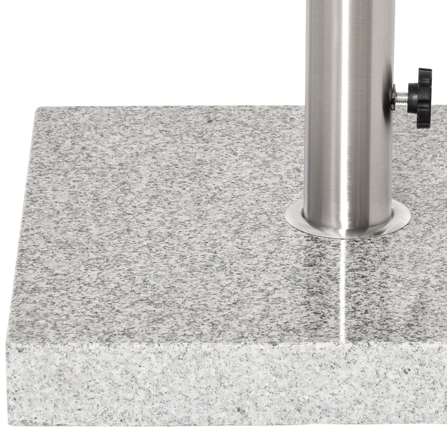 25kg Garden Umbrella Base Durable Parasol Holder Patio Furniture Outdoor Sunshade Marble Stand