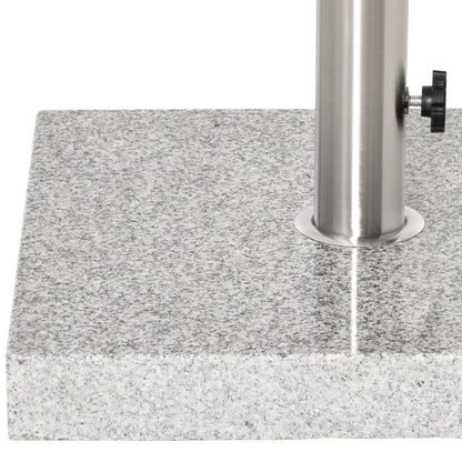 25kg Garden Umbrella Base Durable Parasol Holder Patio Furniture Outdoor Sunshade Marble Stand