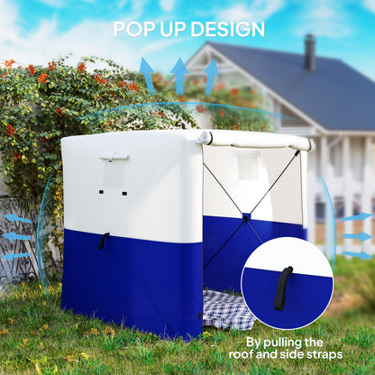 2 x 2m Pop-Up Gazebo, with Accessories - Dark Blue