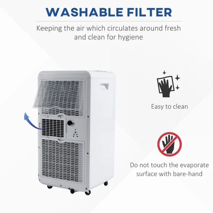 10,000 BTU - 3-in-1 - Portable Air Conditioning Unit with Dehumidifier, Cooling Fan and Remote Control