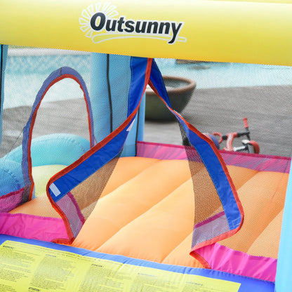 Octopus Design Bouncy Castle with Water Paddle Pool and Spraying Octopus