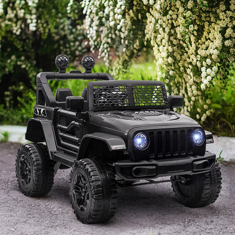 12V Kids Electric Ride On Car Truck Toy SUV with Remote Control - Black