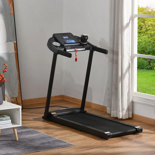 12km/h - Electric Motorised Treadmill with LED Display and Multifunctional Buttons