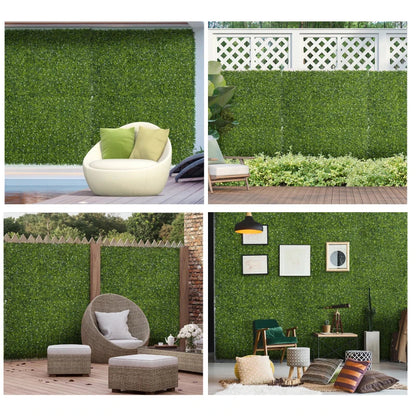 12-Piece Boxwood Wall Panels Artificial Decor