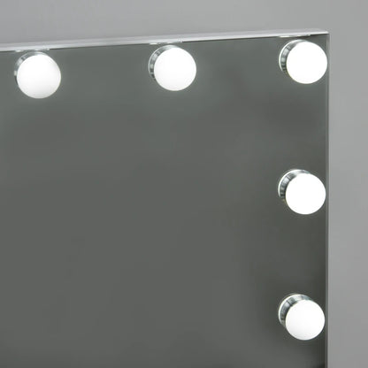 LED - Vanity Mirror Hollywood Style Dressing Room with 12 Dimmable Lights