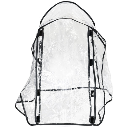 Rain Cover for Dog Pram Stroller, with Front and Rear Entry