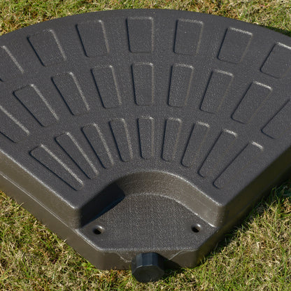 Set of 4 Fillable Parasol Weights - 100kg