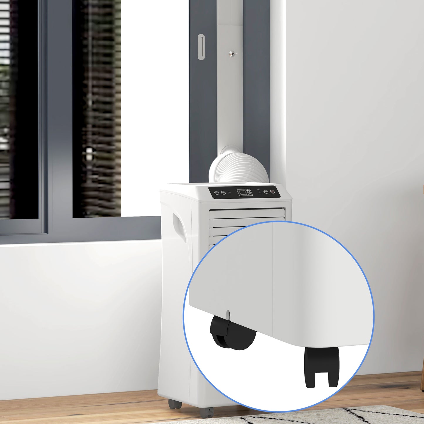 9000 BTU Air Conditioning Unit, 3-in-1 Portable Air Conditioner, Dehumidifier, Cooling Fan with Remote Control