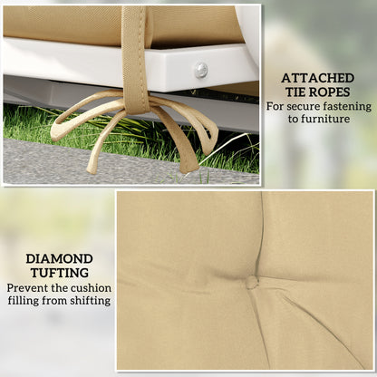 Two-Seater Bench Cushion - Khaki