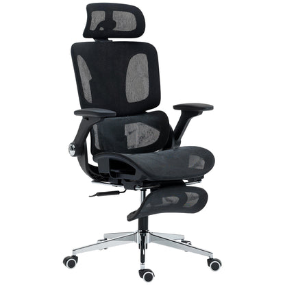 Ergonomic Office Chair, High Back Mesh Desk Chair, Black
