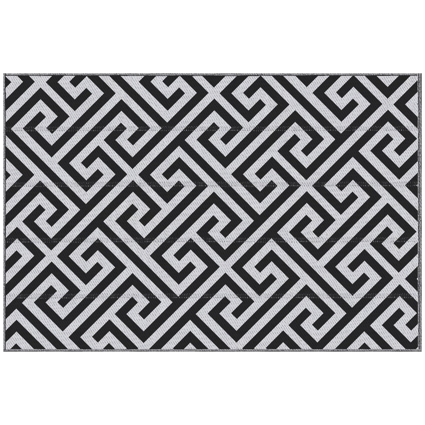 Outdoor Rug Reversible Mat Plastic Straw Rug Portable RV Camping Mat for Garden Deck Picnic Indoor, 121 x 182 cm (4 x 6 ft)