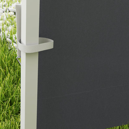 2.95 Meters Gazebo Replaceable Exchangeable Side Panel Wall Panels Walls With Window, Dark Grey