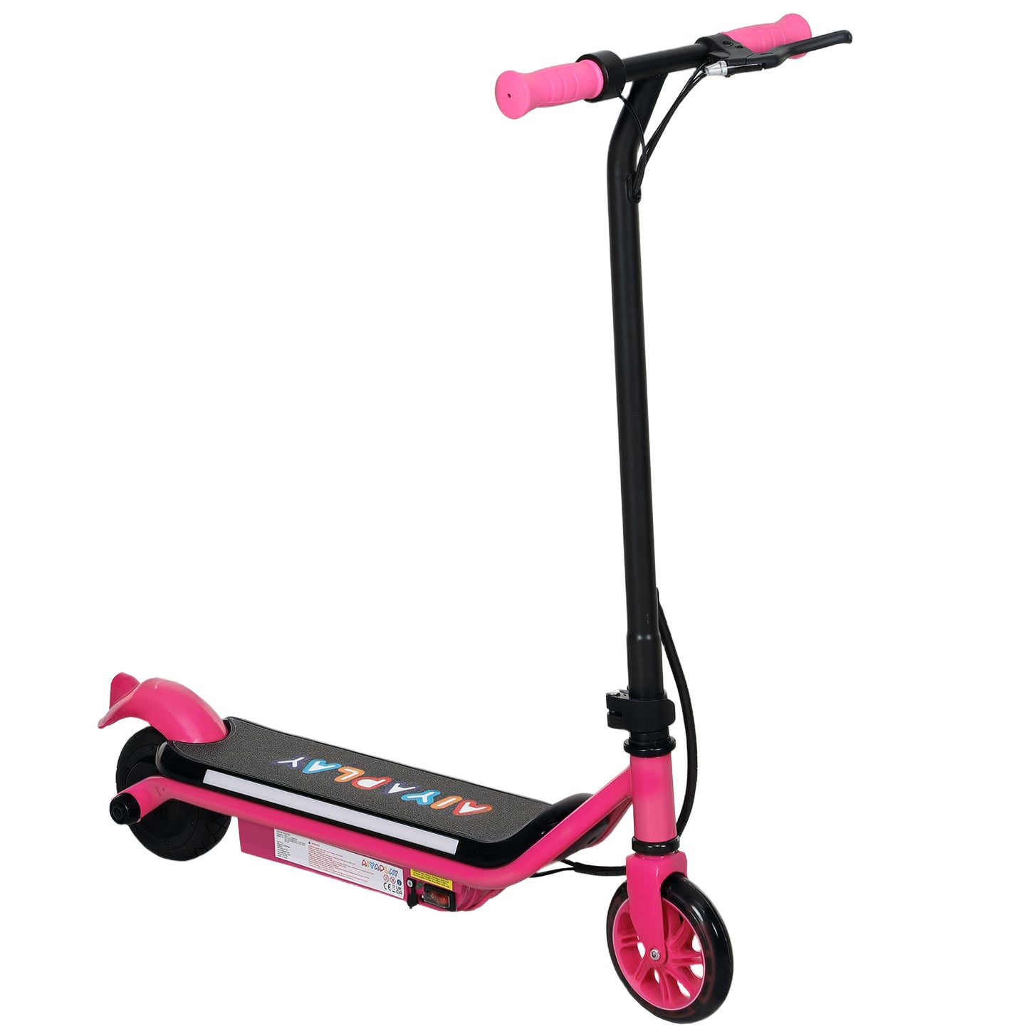 Electric Scooter for Kids Aged 6-14 Years, with Colourful Lights, Pink