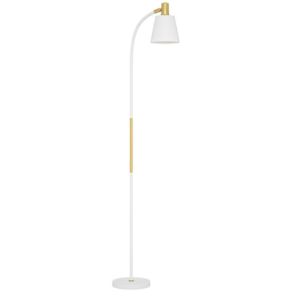 Floor Lamp for Living Room, Spotlight Reading Standing Lamp with Adjustable Height, Rocker on/off Switch