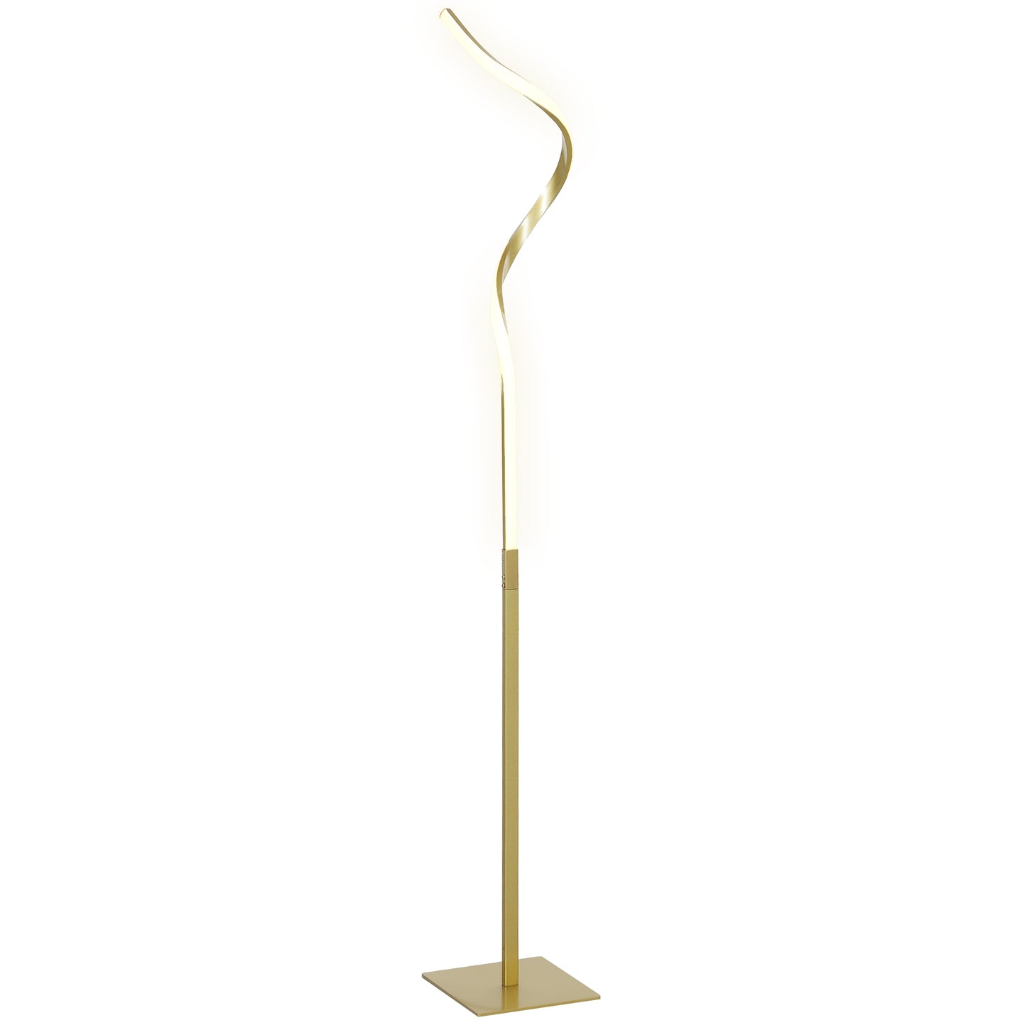 LED Floor Lamp with 3 Adjustable Brightness, Modern Dimmable Standing Lamp with Foot Switch for Bedroom, Living Room