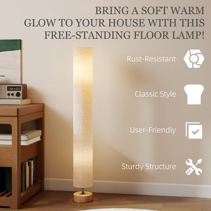 LED Floor Lamp for Living Room, 120cm Modern Standing Lamp with 3000K/4500K/6500K Colour Temperatures