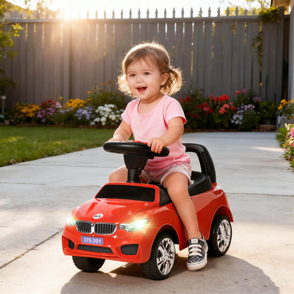 Ride on Car Baby Toddler Walker Foot to Floor Sliding Car Slider, Red