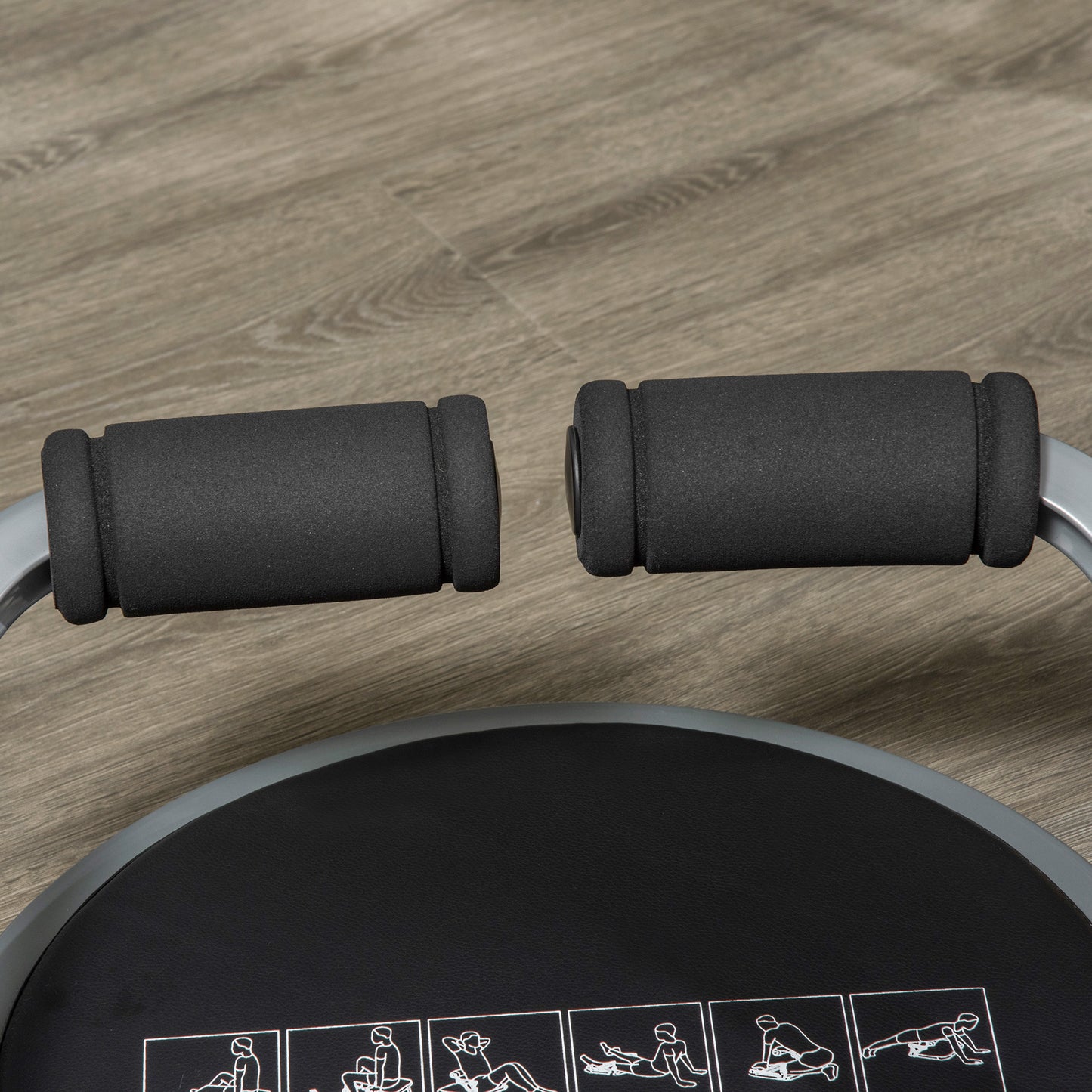Abs Trainer, Ab Crunch Machine, Foldable Abdominal Trainer, Core Fitness & Whole Body Exercise Equipment for Home Gym