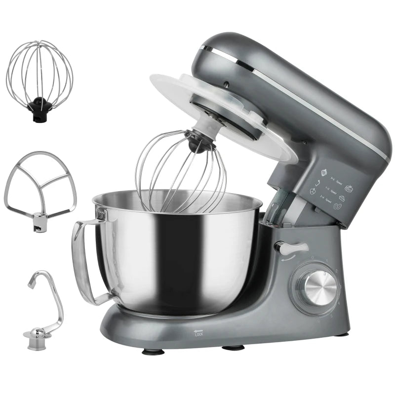 Kitchen Aiding - Electric Stand Mixer - with multiple Accessories - 1300W
