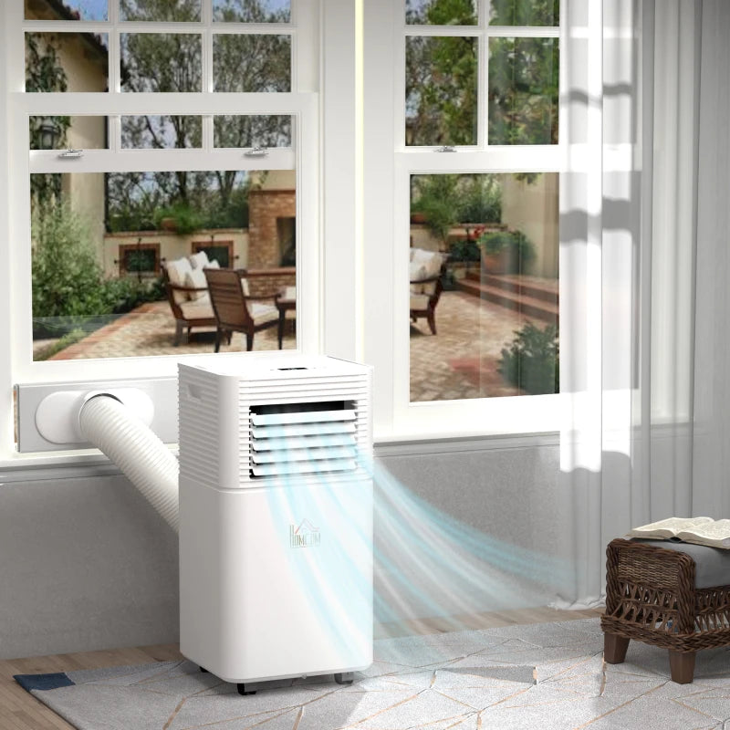 9000 BTU - 4-in-1 Air Conditioning Unit with Dehumidifier, 24hr Timer & Remote Control