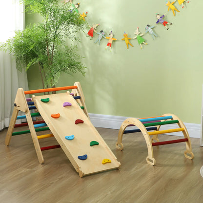 5in1 Toddler Climbing Frame with Ramp and Arch