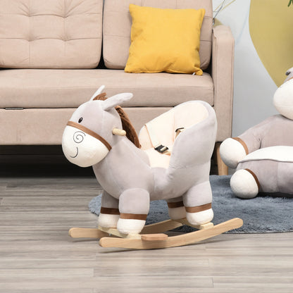 Toddlers Ride On Donkey Design Rocking Horse