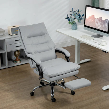 Office Chair with Pull Out Footrest & Heating / Massage Functions