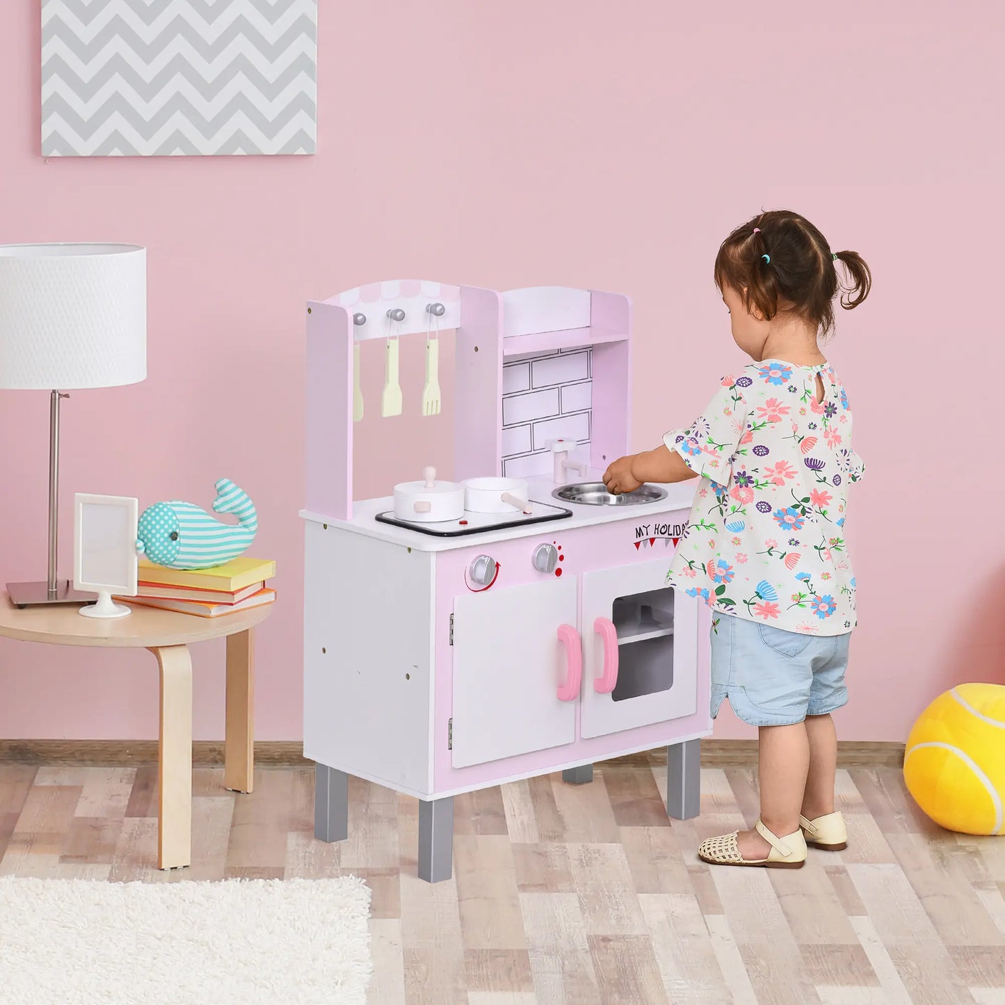 Toy Kitchen Playset with Accessories Included